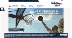 Desktop Screenshot of mediahousedirect.de